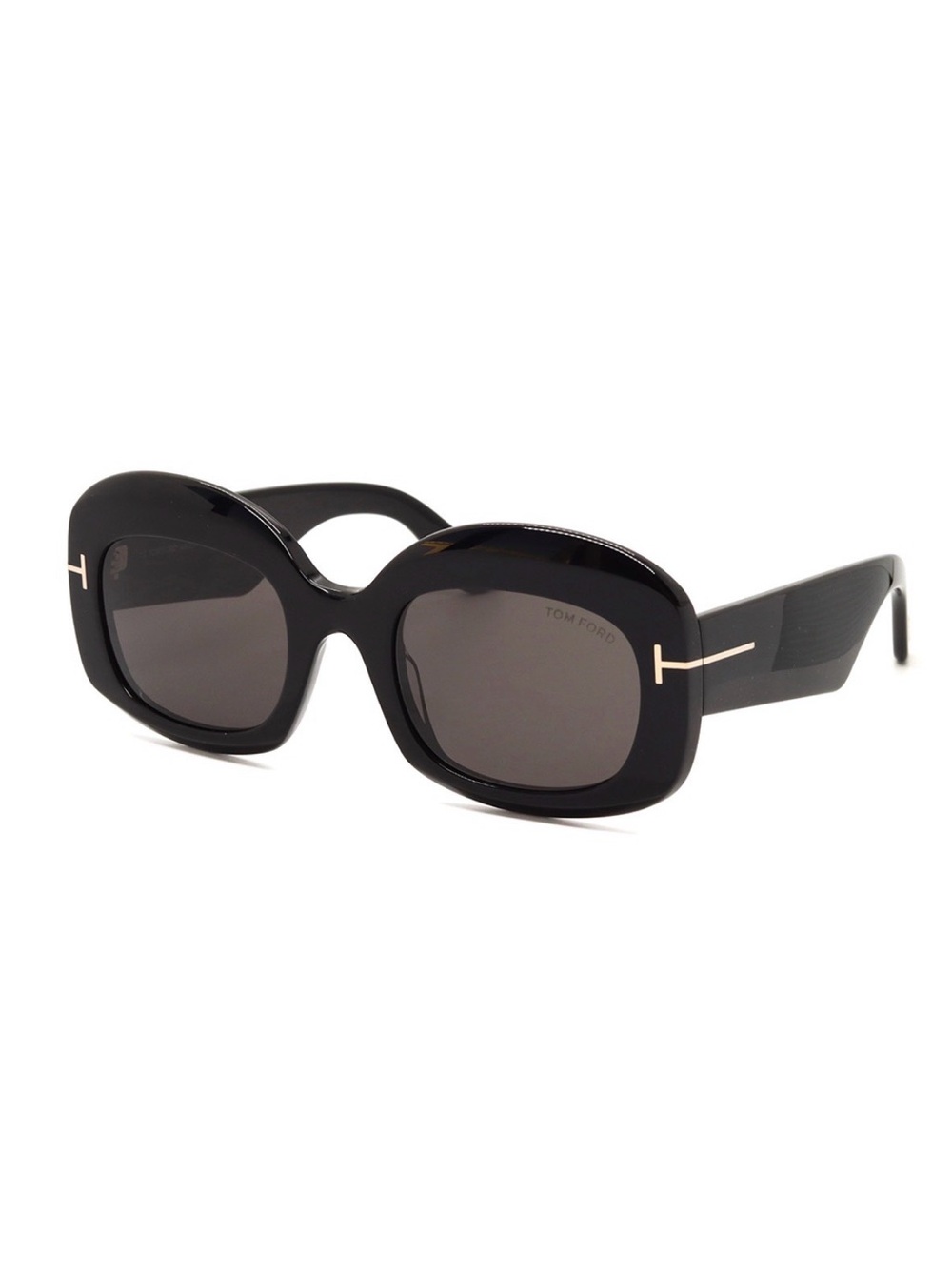 NEW Tom Ford FT1219 01A Shiny Black Sunglasses Authentic